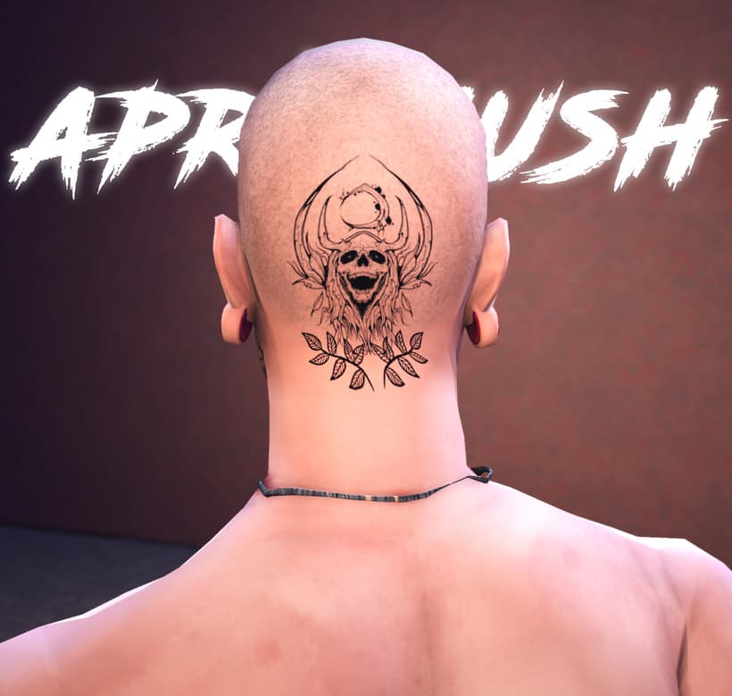 Галерея мода Тату для лица Face Tatts N6 #2